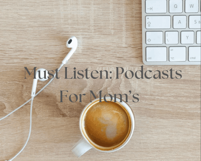 Kwybaord, earphones and coffee